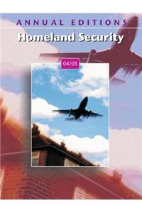 Annual Editions: Homeland Security 04/05