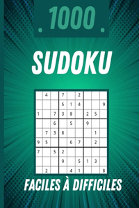 1000 Sudoku Faciles à Difficiles