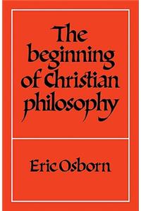 Beginning of Christian Philosophy