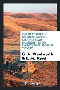 THE FIRST STEPS IN NUMBER, PART II. - SE