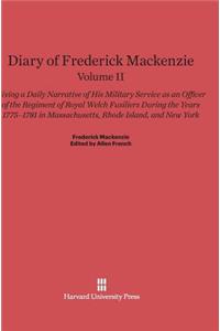 Diary of Frederick Mackenzie. Volume II
