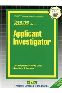 Applicant Investigator