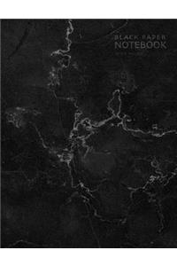 Black Paper Notebook Wide Ruled