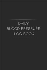 Daily Blood Pressure Log Book