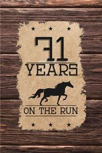 71st Birthday Journal