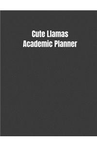 Cute Llamas Academic Planner