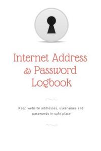 Internet Password Logbook