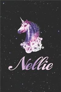 Nellie: Funny Sayings First Name Personalized Customized Names Gift Birthday Girl Women Notebook Journal