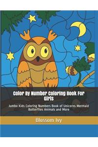 Color by Number Coloring Book for Girls