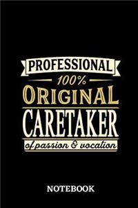 Professional Original Caretaker Notebook of Passion and Vocation