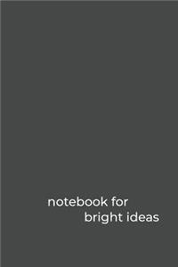 Notebook for Ideas