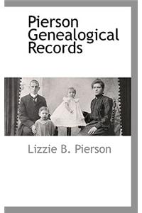 Pierson Genealogical Records