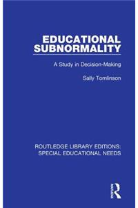 Educational Subnormality