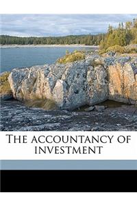 The Accountancy of Investment
