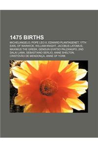 1475 Births