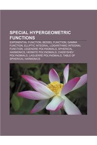 Special Hypergeometric Functions