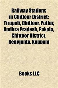 Railway Stations in Chittoor District