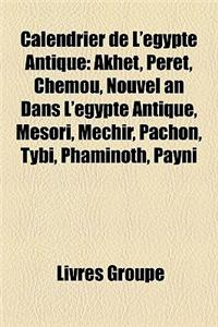 Calendrier de L'Gypte Antique
