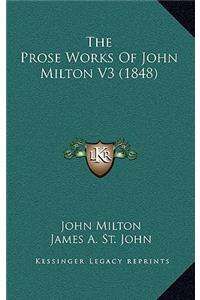 The Prose Works of John Milton V3 (1848)