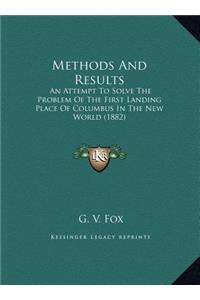 Methods And Results