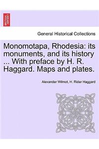 Monomotapa, Rhodesia