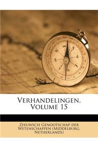 Verhandelingen, Volume 15