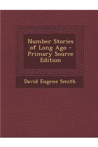 Number Stories of Long Ago