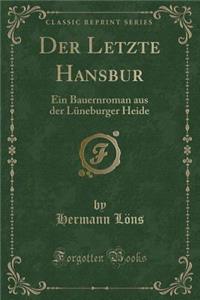 Der Letzte Hansbur
