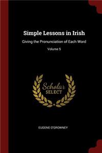 Simple Lessons in Irish