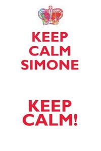 KEEP CALM SIMONE! AFFIRMATIONS WORKBOOK Positive Affirmations Workbook Includes