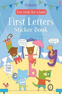 Get Ready for School First Letters Sticker Book