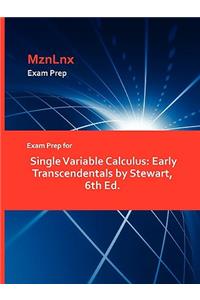 Exam Prep for Single Variable Calculus