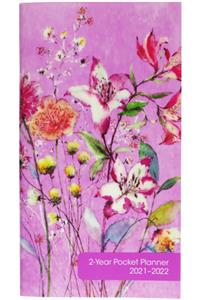 2021-22 Purple Wildflowers 2-Year Pocket Planner