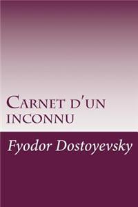 Carnet d'un inconnu