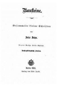 Bausteine Gesammelte Kleine Schriften