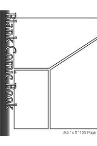 Blank Comic Book Pages-Blank Comic Strips-3 Panels, 8.5"x11",100 Pages: Create Your Own Comics With Blank Multi Panels Drawing Paper