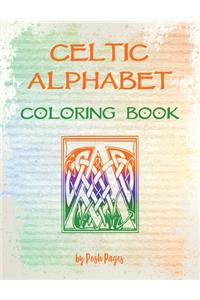 Celtic Alphabet Coloring Book