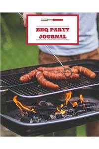 BBQ Party Journal
