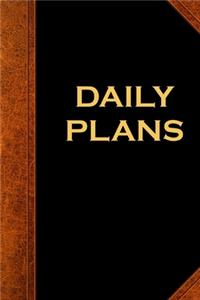2020 Daily Plans Simple Vintage Image Style Design