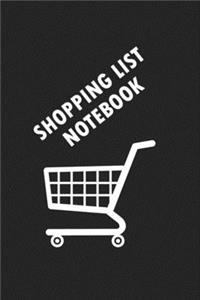 Shopping List Notebook