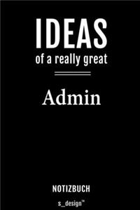 Notizbuch für Admins / Admin