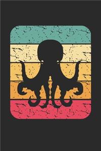 Retro Octopus Silhouette