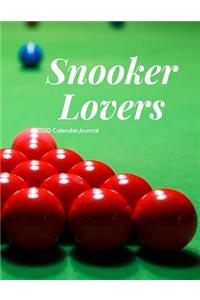 Snooker Lovers 2020 Calendar Journal