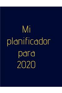 Mi planificador para 2020
