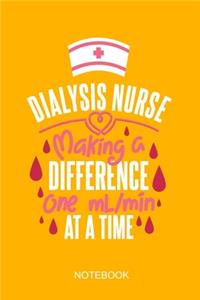 Dialysis Nurse - Making A Difference One ml/min At A Time