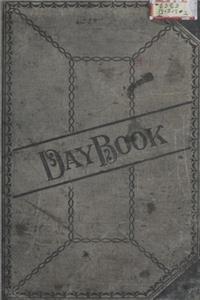 Daybook: Antique book replica diary or notebook - color gray