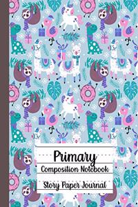 Primary Composition Notebook, Story Paper Journal