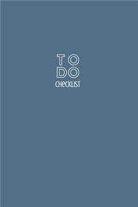 To Do Checklist