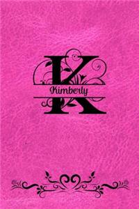 Split Letter Personalized Journal - Kimberly