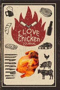 I Love Chicken Journal